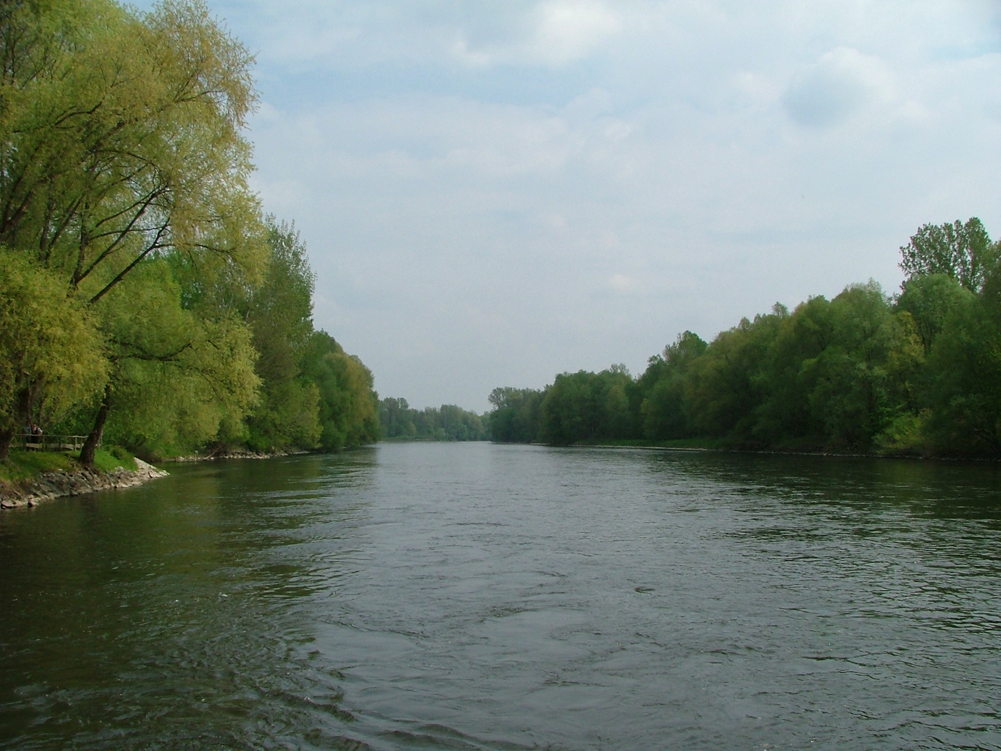 Řeka Mura nedaleko Veržeje